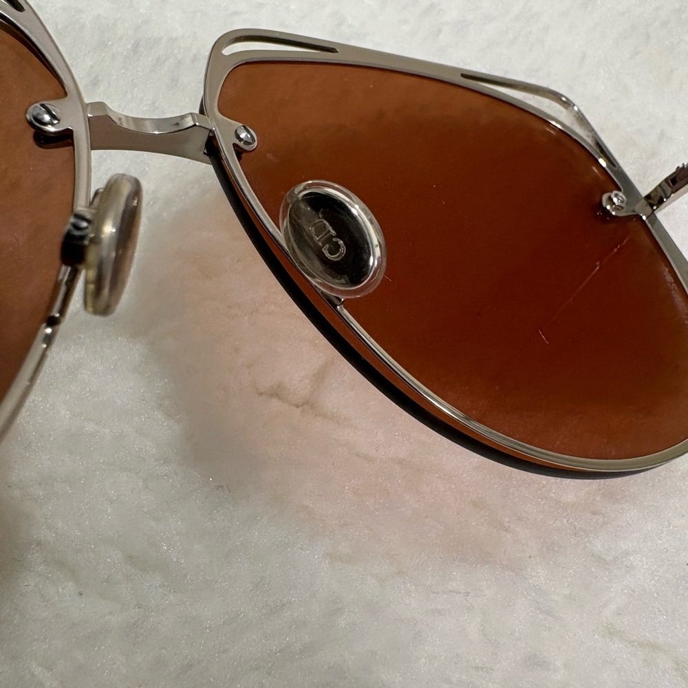Authentic Dior Sunglasses with Copper Lenses and Black Case - Picture 6 of 14